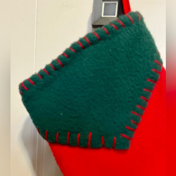 Embroidered cat stocking with resin ornament - Picture 8 of 9